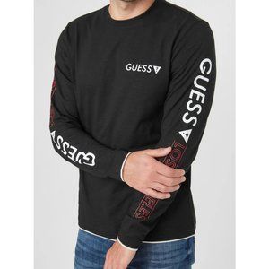 Guess Coleman Long Sleeve Logo Top